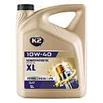   K2 O2045E 10W-40 SEMISYNTHETIC MOTOR OIL SLCF XL...