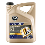   K2 O2055E 10W-40 TURBO DIESEL SEMISYNTHETIC MOTOR OIL SLCF XL...