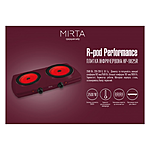 Электроплитка Mirta HP-9825R 2500Вт 2 конфорки инфракрасная цвет...