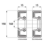  ARS 160-190-15 TC NBR