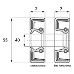  ARS 40-55-7 TC NBR