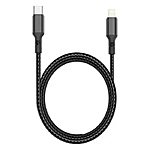  Aspor AC-22XL Nylon Type-C to Lightning Silicone 27W 3...