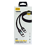 Aspor A088 Nylon Charge Type-C to Type-C 27W 1 