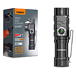 ������� ������������ Videx VLF-A244RH 600Lm 5000K WHITE ���� RED LED Li-ion 16340...