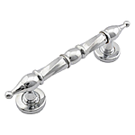 Ручка дверна Скоба кручена 150мм хром