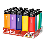 Зажигалка газовая Cricket кремниевая Стандарт 1х25шт оригинал