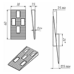 ���� ��������� ��� ������ 60�30�7.5�� 20��