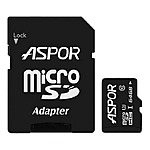  Aspor 64GB MicroSDHC Class 10  SD adapter