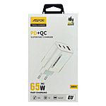 ��������� �������� ������� Aspor A809 65W QC 2 UCB C ���� USB A...