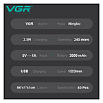  VGR V-906 3    TURBO  9000 RPM LED display...