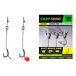 Короповий повідець з голкою Bait Spike Rigs 6 L15см 3шт