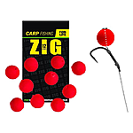 Плаваюча насадка ZIG 12mm червона 10шт