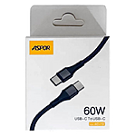 ������ Aspor AC-19 Type-C to Type-C 60W 1� Textile ������