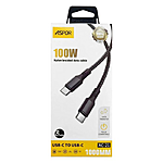 ������ Aspor AC-21 Nylon Type-C to Type-C 100W 1� ������