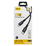 ������ Aspor AC-22 Nylon Type-C to Lightning 27W 1� ������