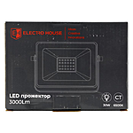 LED  Electro House EH-FDL-30W IP66 SMD2835 6500 ...