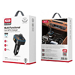 FM-  BCC08 Smart Bluetooth MP3  5V3.1A Car Charger with Ambient...