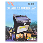 Настенный уличный светильник YX-6184085 PIR датчик движения CDS датчик света солнечная...