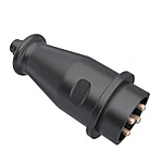 Вилка Bemis BK6-1504-2011 3х16А каучук