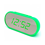 Часы сетевые VST-712Y-4 USB зеленые