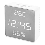 Часы сетевые VST-887Y-6 температура влажность USB белые