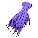 Шнурки плоские из полиэстера 70см фиолетовые