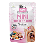 Филе в соусе для собак курица и тунец Brit Care Mini pouch 85г
