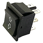 Кнопка перемикач склопідйомник клавіша широка 6 контактів 3 положення...