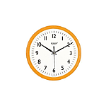 Часы настенные Rikon-1151 оранжевые
