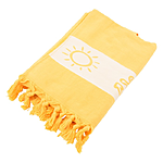 Полотенце пляжное Пештемаль 70х140см желтое