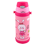 Термос детский LeEco KH-9008 0.35л розовый с кнопкой