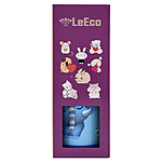 Термос детский LeEco KH-9008 0.35л голубой с кнопкой