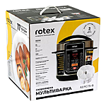 Мультиварка-скороварка Rotex REPC75-B 900Вт 5л 45 программ антипригарная...