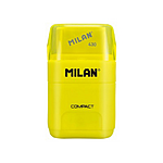 Ластик плюс точилка Milan 4719116 Compact Fluo 6.5х4 см двойная