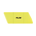 Точилка MILAN 20153212 Slide Fluo 7х2.7х2.7 см двойная цвет mix