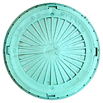 Люк Сезим А15 3000кг круглый бз диаметр 740мм h90мм зеленый