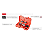 Набор плашек Intertool SD-8003 для нарезки резьбы 12 34 1 3шт