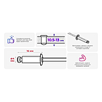 �������� Intertool RT-4016 ����������� 4.0�16��