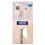 Кабель Aspor A171 Micro USB 1.2м цвет белый