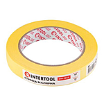 Лента малярная Intertool DM-1940 19мм х 40м желтая 12шт