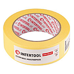 Лента малярная Intertool DM-3840 38мм х 40м желтая 6шт