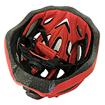 Шлем защитный велосипедный Calibri FSK-450 черно-красный