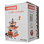 Кофемолка ручная Empire 2361 корпус керамический h18.5см