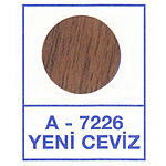 Заглушка Weiss под конфирмат-самоклейка 50шт на листе цена за 1лист 7226 Yeni Ceviz Орех...