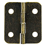 Петля для шкатулки Miradel №12-4 30х25мм античная бронза