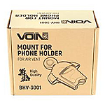 Кронштейн для мобильного телефона Voin BHV-3001 магнитный с беспроводной зарядкой...