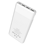 Портативное зарядное устройство Hoco B35E 3USB 30000mAh белое