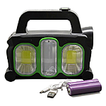 Ліхтар ручний Electro House EH-FLSG-01 світлодіодний акумуляторний із сонячною...