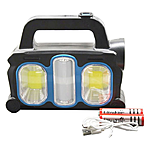 Фонарь ручной Electro House EH-FLSB-02 светодиодный аккумуляторный с солнечной батареей...