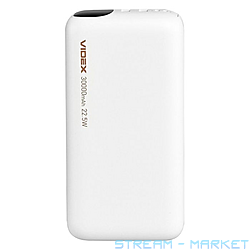 Портативное зарядное устройство Videx VPB-297 30000mAh 22.5W белый